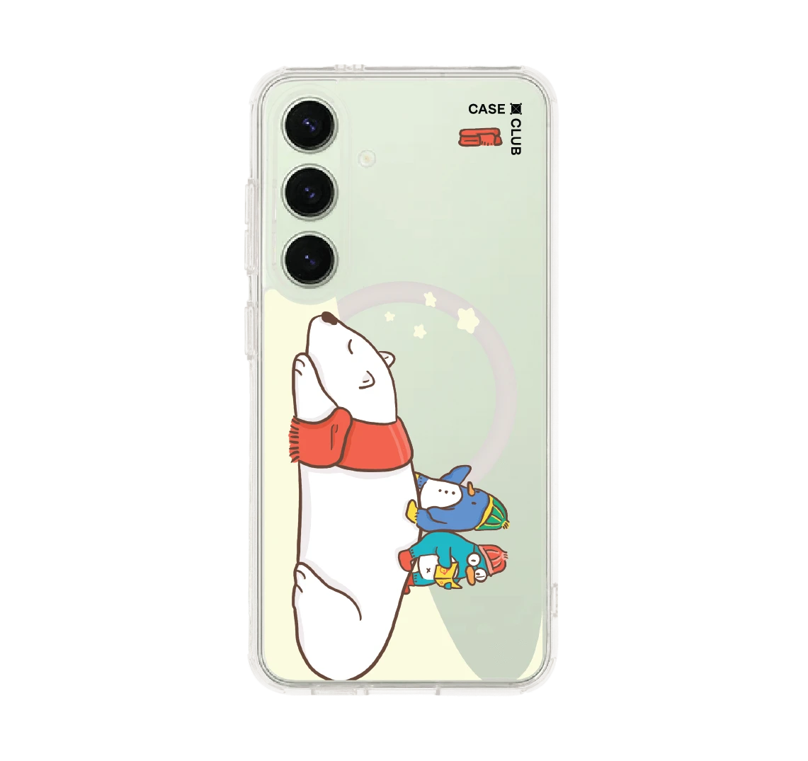 polar bear & duo penguin